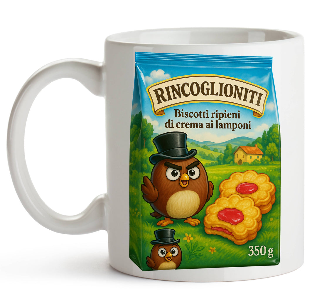 Tazza BISCOTTI RINCOGLIONITI ( BR560987345 ) - Gufetto Brand 