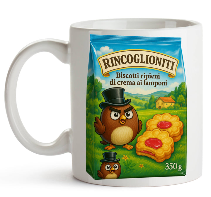 Tazza BISCOTTI RINCOGLIONITI ( BR560987345 ) - Gufetto Brand 