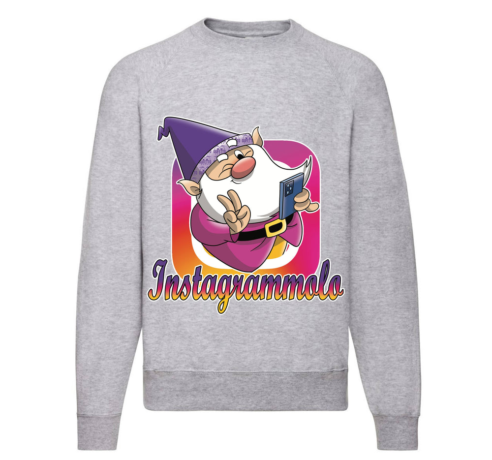 Felpa Classic Uomo Donna INSTAGRAMMOLO ( IN327856152 ) - Gufetto Brand 