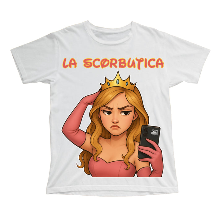 T-shirt Bambino/a Principesse 2.0 LA SCORBUTICA ( SC765743262454 ) - Gufetto Brand 