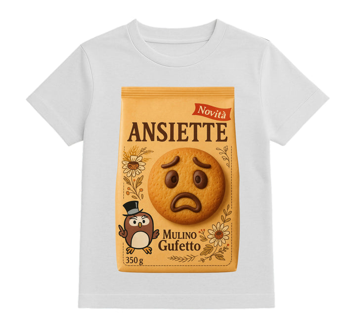 T-shirt Bambino/a ANSIETTE ( AN76452345 ) - Gufetto Brand 