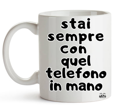 Tazza TELEFONO ( TE5263857496 ) - Gufetto Brand 