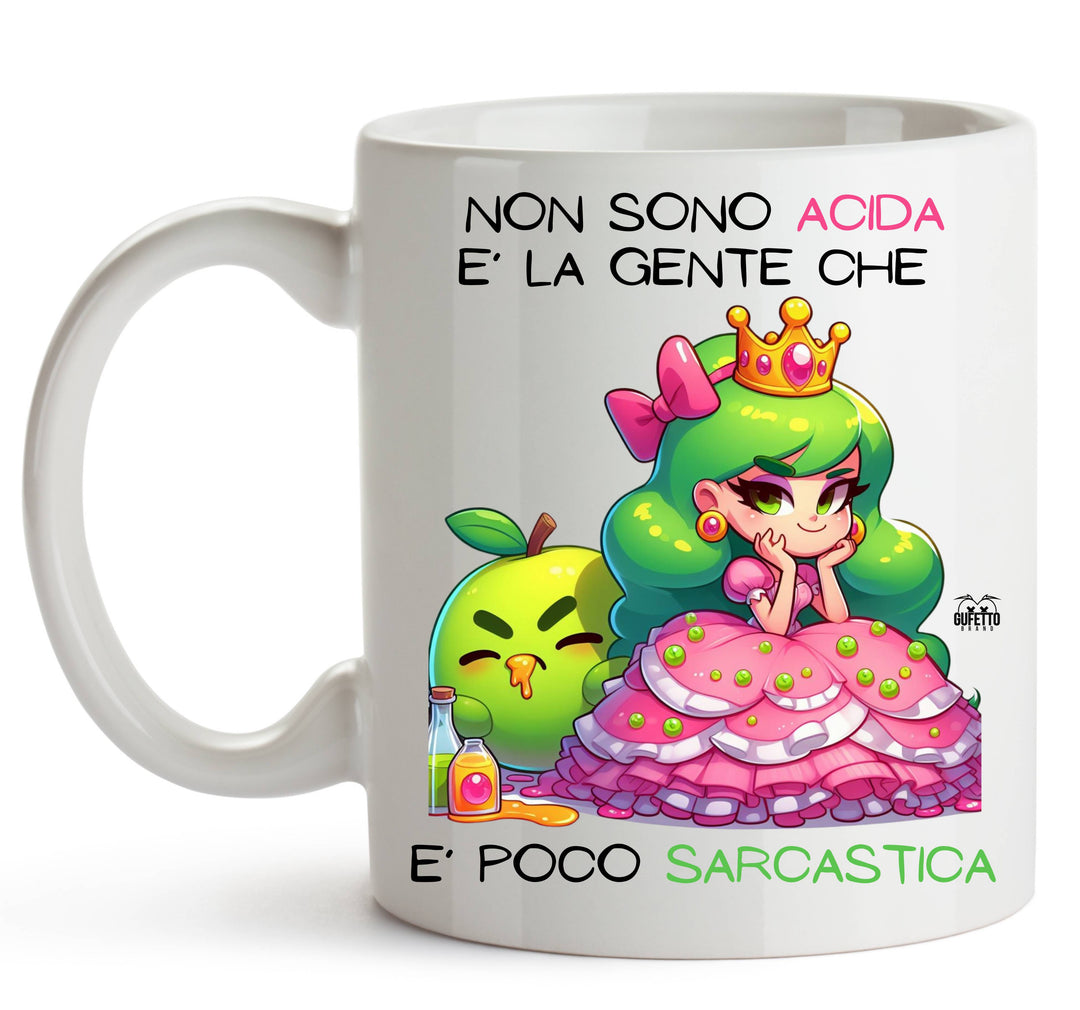 Tazza PRINCIPESSA ACIDA ( PA89047834 ) - Gufetto Brand 