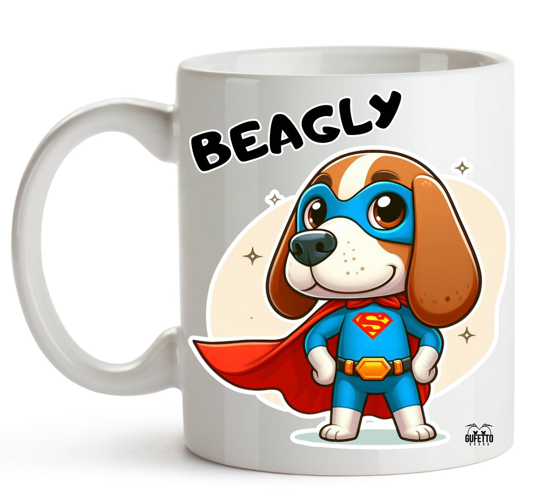 Tazza BEAGLY SUPER EROE ( BE2385746985 ) - Gufetto Brand 
