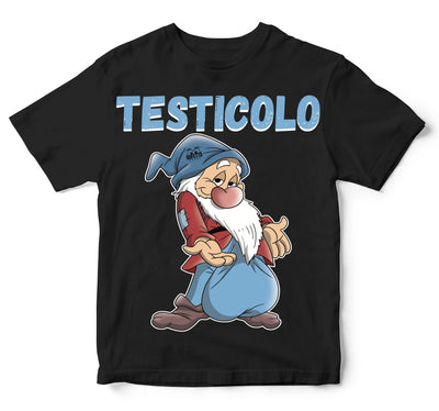 T-shirt NERA UOMO TESTICOLO Outlet - Gufetto Brand 