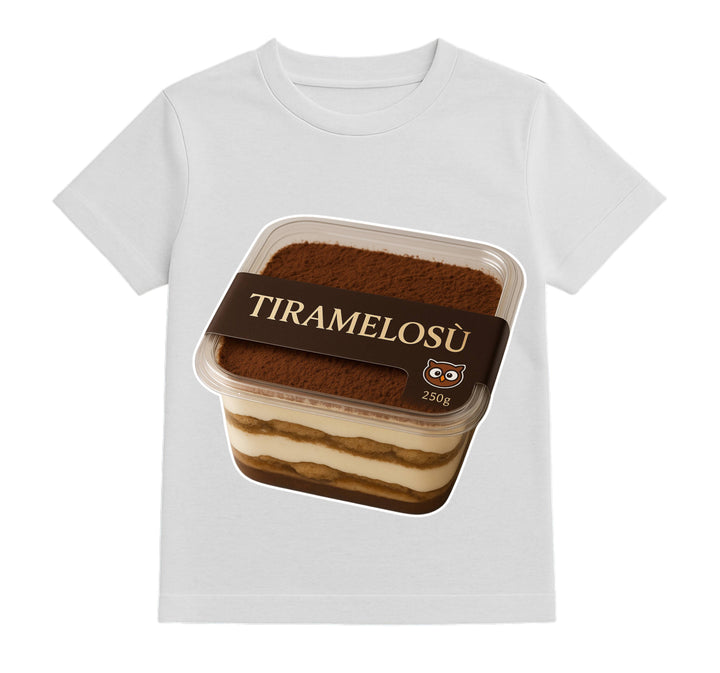 T-shirt Bambino/a TIRAMELOSU' ( TI8542365987 ) - Gufetto Brand 