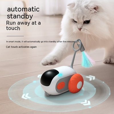 Giocattolo interattivo auto per gatti con telecomandato, ricarica USB. - Gufetto Brand 