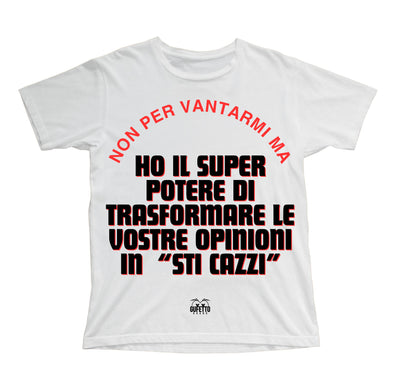 T-shirt Bambino/a SUPERPOTERE ( SU1489324589 ) - Gufetto Brand 