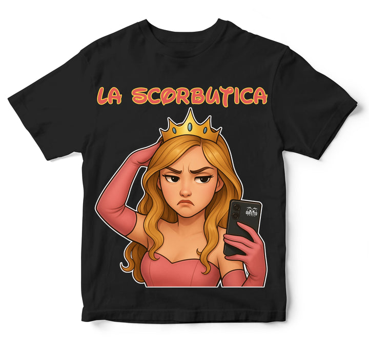 T-shirt Bambino/a Principesse 2.0 LA SCORBUTICA ( SC765743262454 ) - Gufetto Brand 