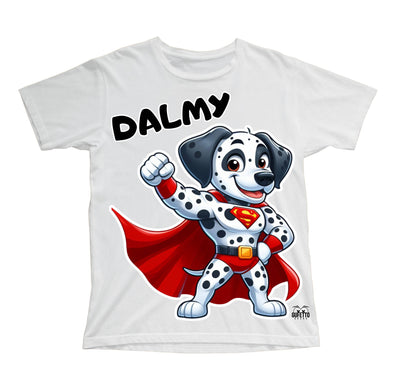 T-shirt Bambino/a DALMY SUPER EROE ( DA8936574896 ) - Gufetto Brand 