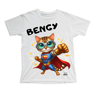 T-shirt Bambino/a BENGY SUPER EROE BENGALA ( BE85236589 ) - Gufetto Brand 