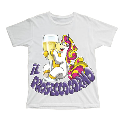 T-shirt Bambino/a IL PROSECCOCORNO ( PR6097845 ) - Gufetto Brand 