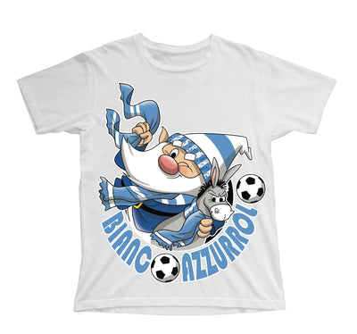 T-shirt Bambino/a BIANCO AZZURROLO ( BI5098743 ) - Gufetto Brand 