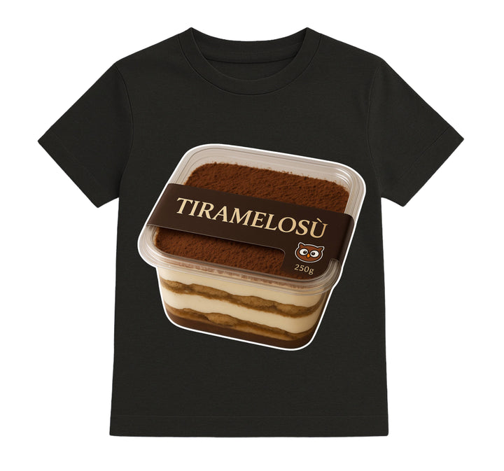 T-shirt Bambino/a TIRAMELOSU' ( TI8542365987 ) - Gufetto Brand 