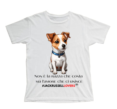 T-shirt Bambino/a JACK RUSSELL LOVERS ( JA87609234 ) - Gufetto Brand 