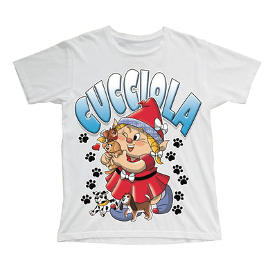 T-shirt Bambino/a CUCCIOLA ( CU66709321 ) - Gufetto Brand 