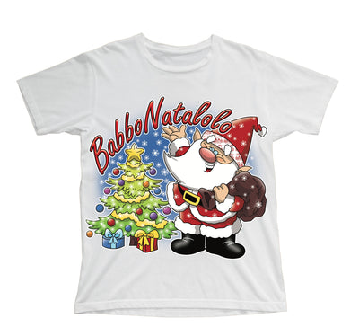 T-shirt Bambino/a BABBO NATALOLO ( BN5098673 ) - Gufetto Brand 
