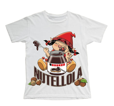 T-shirt Bambino/a NUTELLOLA ( NU88325897 ) - Gufetto Brand 