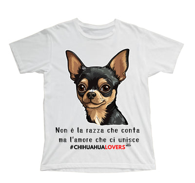 T-shirt Bambino/a CHIHUAHUA LOVERS ( CH863589657 ) - Gufetto Brand 