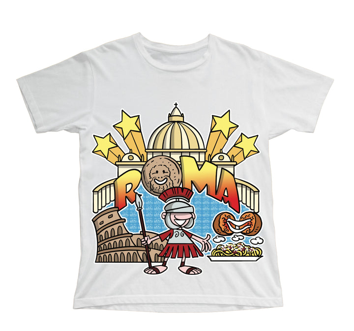 T-shirt Bambino/a ROMA ( RM89028364750 ) - Gufetto Brand 