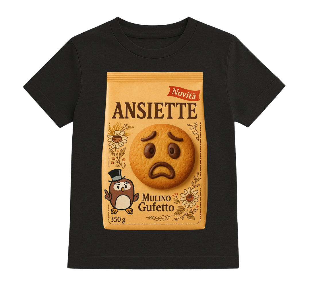 T-shirt Bambino/a ANSIETTE ( AN76452345 ) - Gufetto Brand 