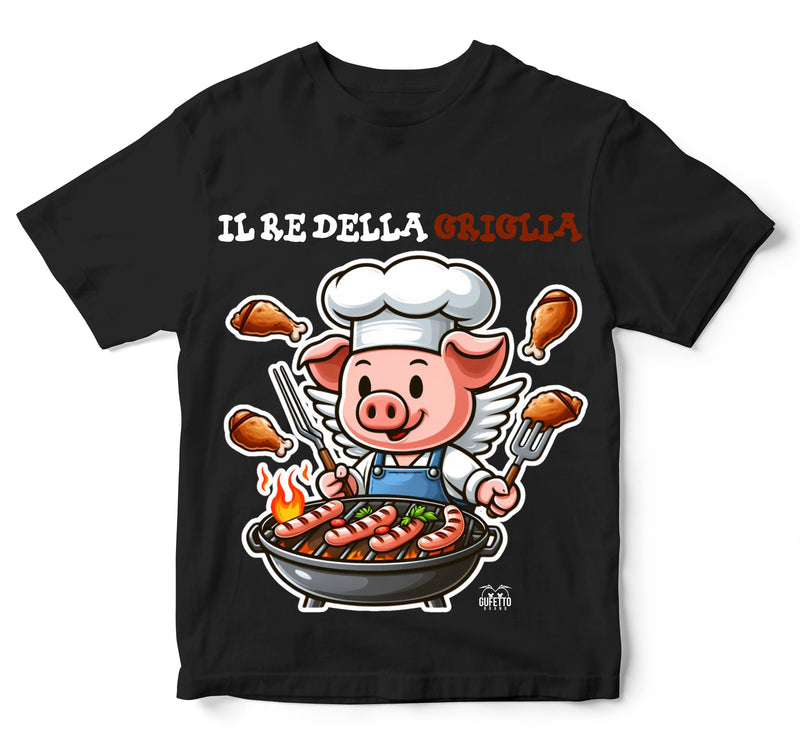 T-shirt Bambino/a RE GRIGLIATA ( RG89777745 ) - Gufetto Brand 