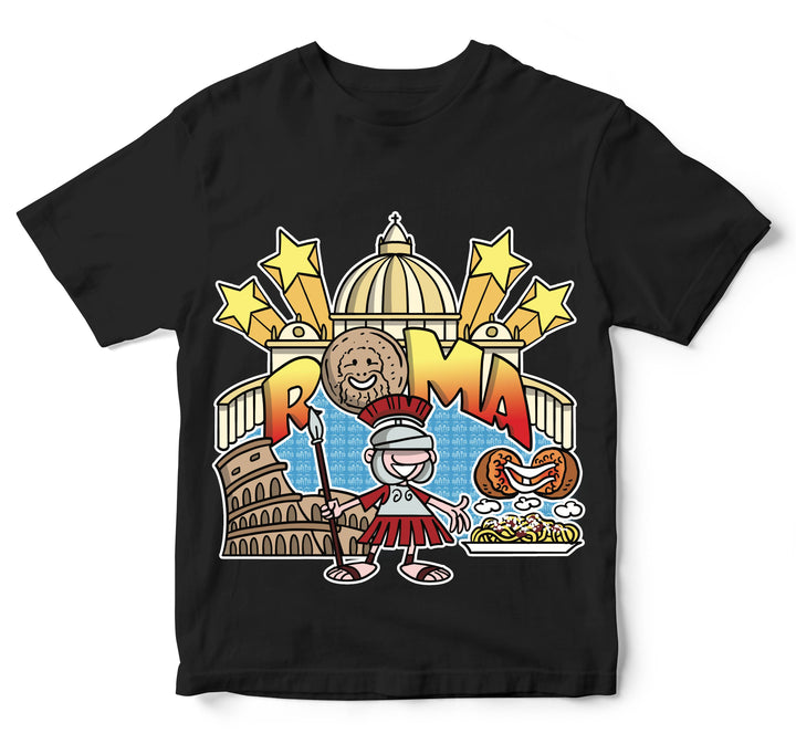 T-shirt Bambino/a ROMA ( RM89028364750 ) - Gufetto Brand 