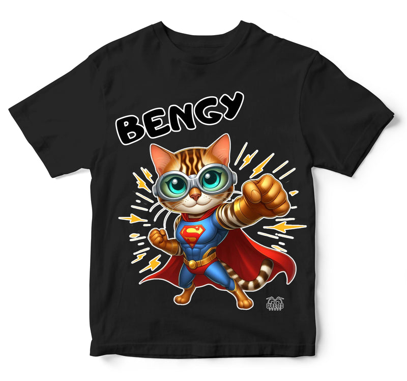 T-shirt Bambino/a BENGY SUPER EROE BENGALA ( BE85236589 ) - Gufetto Brand 