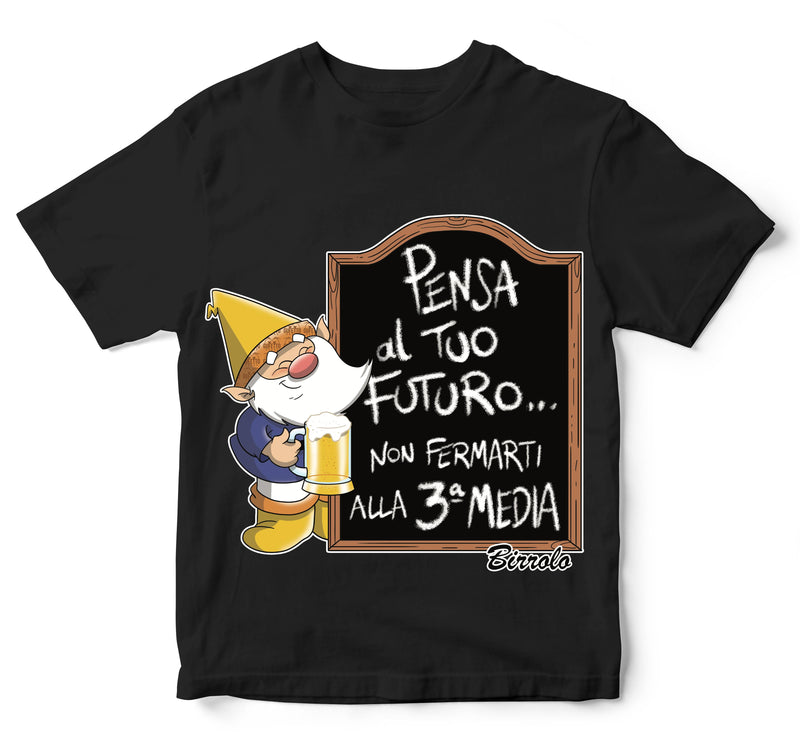 T-shirt Bambino/a BIRROLO TERZA MEDIA ( PE38752985698 ) - Gufetto Brand 