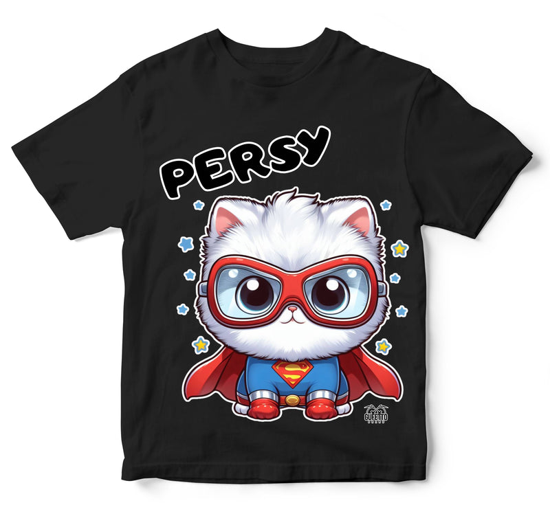 T-shirt Bambino/a PERSY SUPER EROE PERSIANO ( PE75968796 ) - Gufetto Brand 