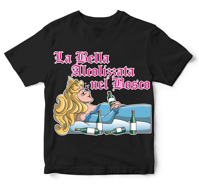 T-shirt Bambino/a LA BELLA ALCOLIZZATA ( AL670423091 ) - Gufetto Brand 