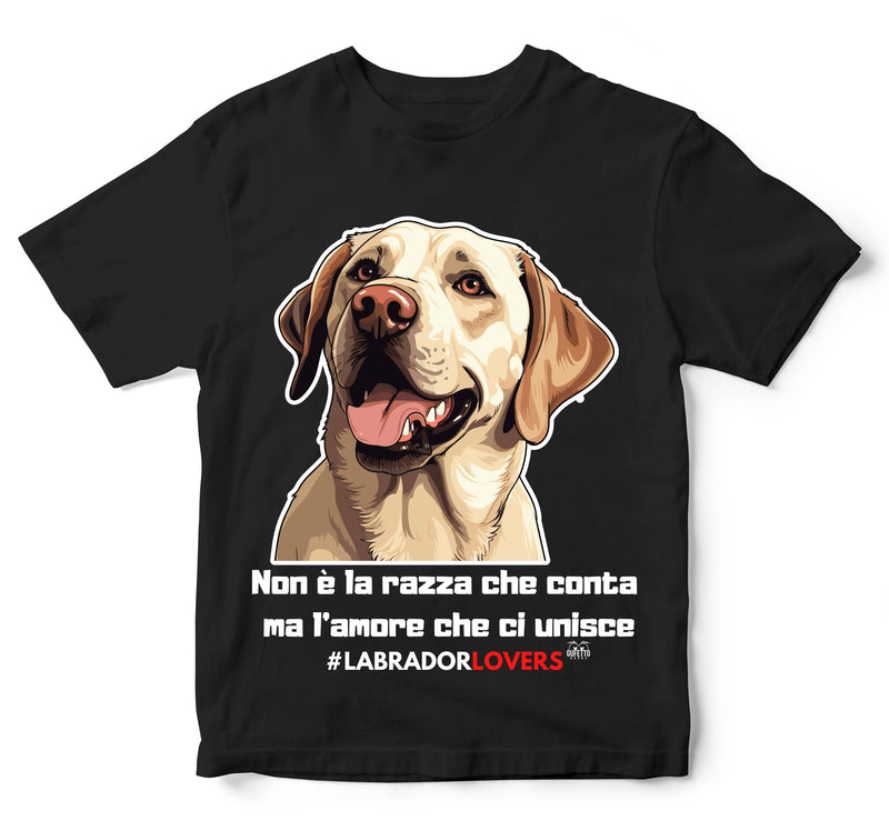 T-shirt Bambino/a LABRADOR LOVERS ( LA89365879 ) - Gufetto Brand 