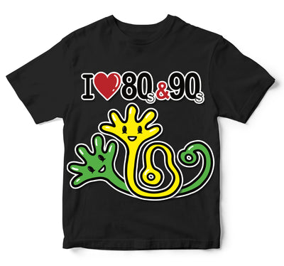 T-shirt Bambino/a I LOVE 80/90 MANINA ( M86399874 ) - Gufetto Brand 
