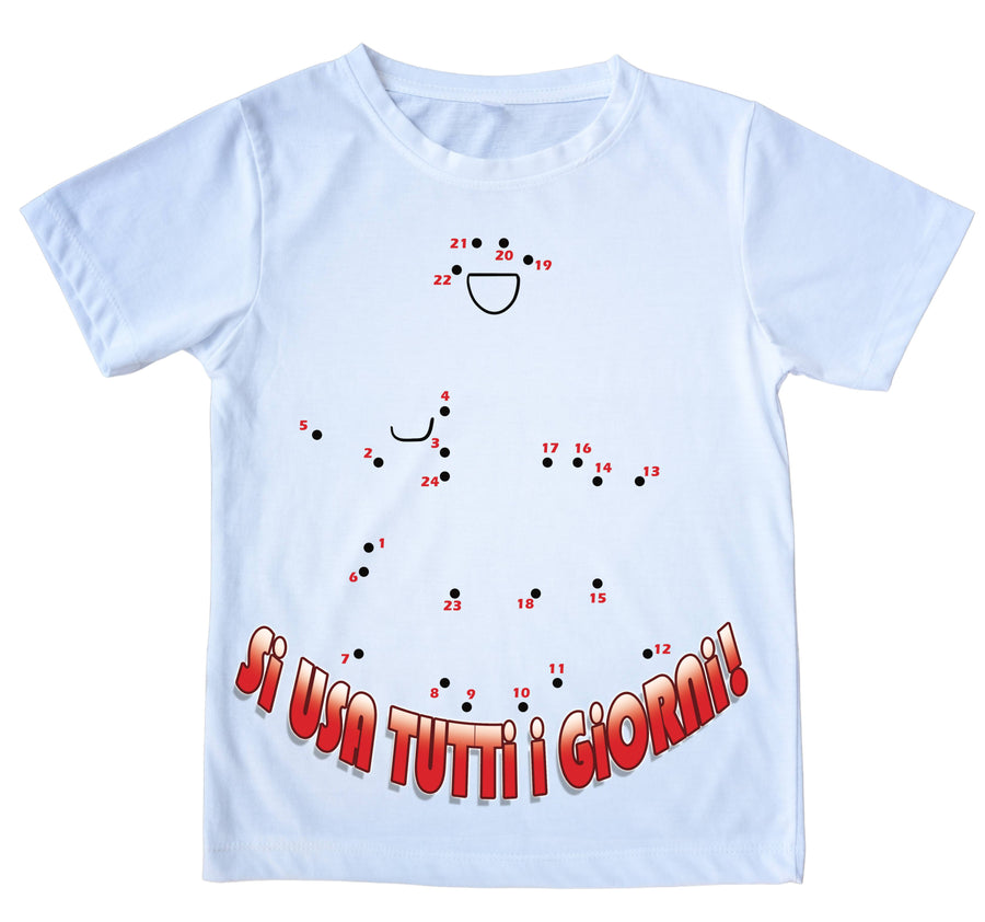 T-shirt Uomo Unisci i Puntini  ( DITO MEDIO ) ( AR56091234 ) - Gufetto Brand 