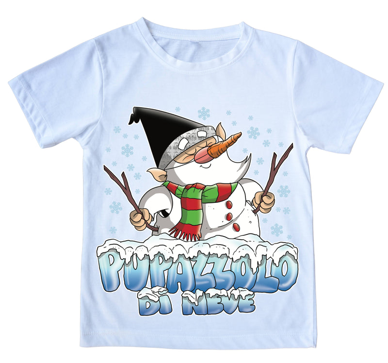 T-shirt Uomo PUPAZZOLO DI NEVE ( PN0923468 ) - Gufetto Brand 