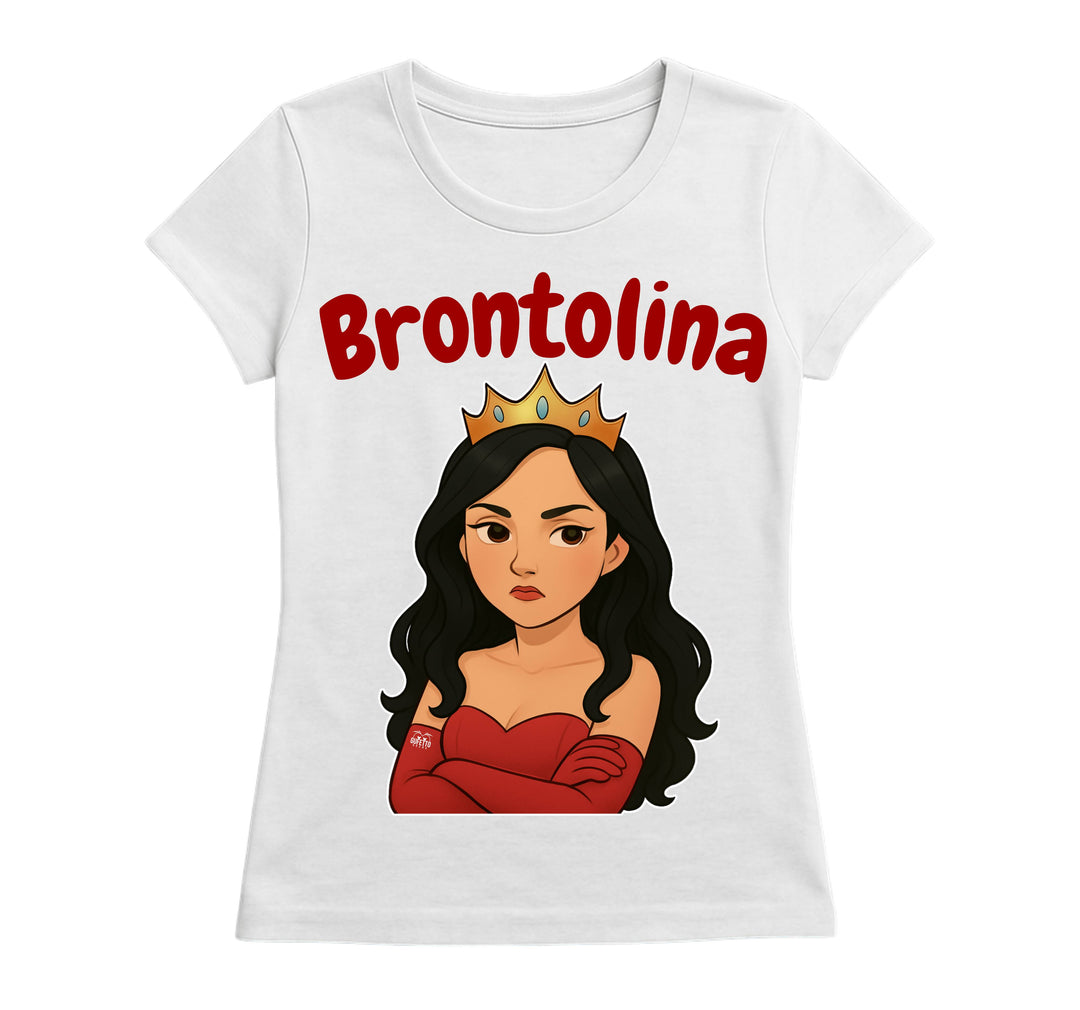 T-shirt Donna Principesse 2.0 BRONTOLINA ( BR5623098675 ) - Gufetto Brand 