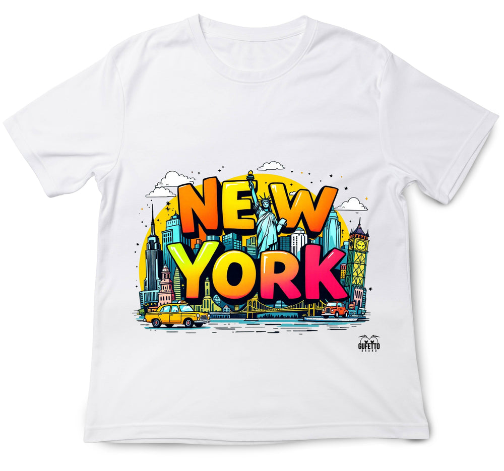 T-shirt Uomo NEW YORK ( NY89523156 ) - Gufetto Brand 