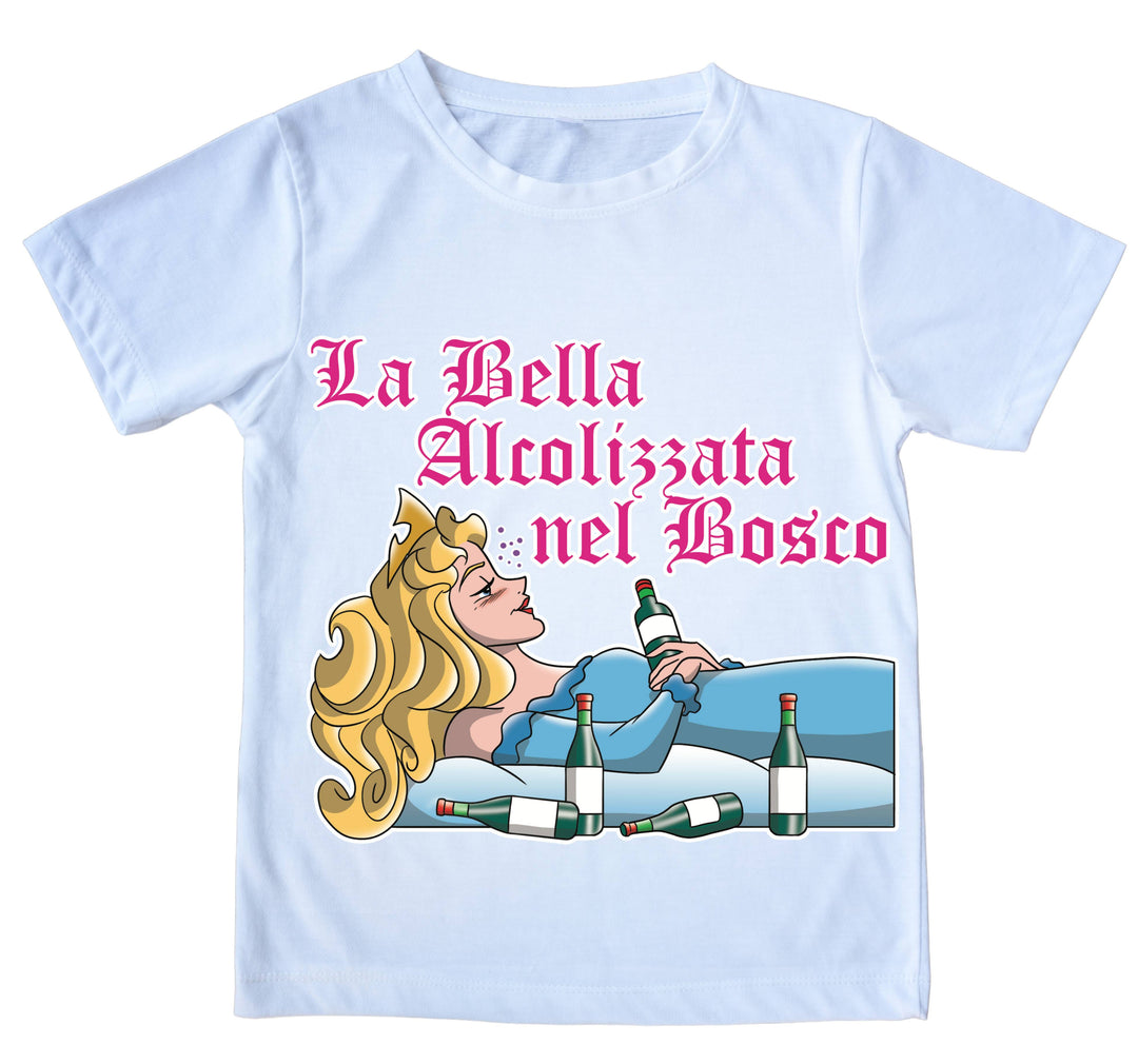 T-shirt Uomo LA BELLA ALCOLIZZATA ( AL670423091 ) - Gufetto Brand 