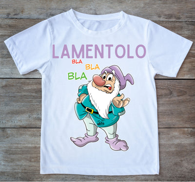T-shirt BIANCA BAMBINO LAMENTOLO Outlet - Gufetto Brand 