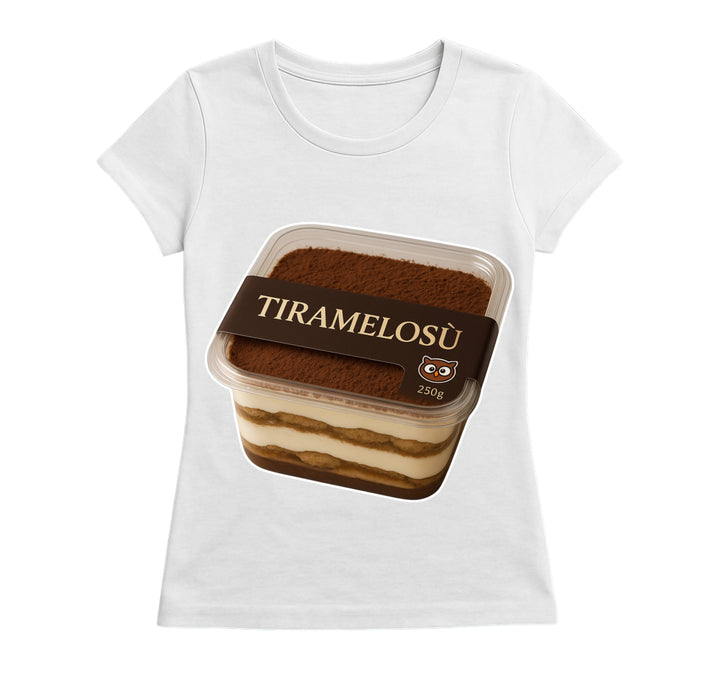 T-shirt Donna TIRAMELOSU' ( TI8542365987 ) - Gufetto Brand 