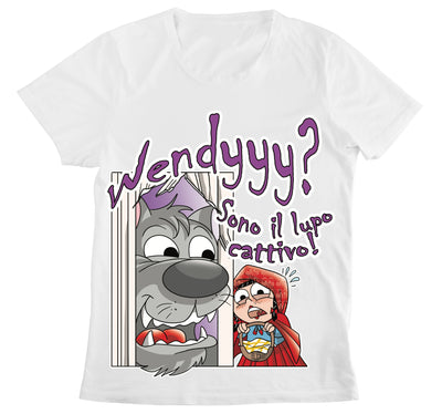 T-shirt Donna WENDY ( LU85478093452 ) - Gufetto Brand 