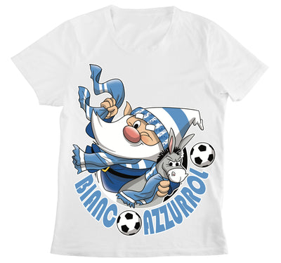 T-shirt Donna BIANCO AZZURROLO ( BI5098743 ) - Gufetto Brand 