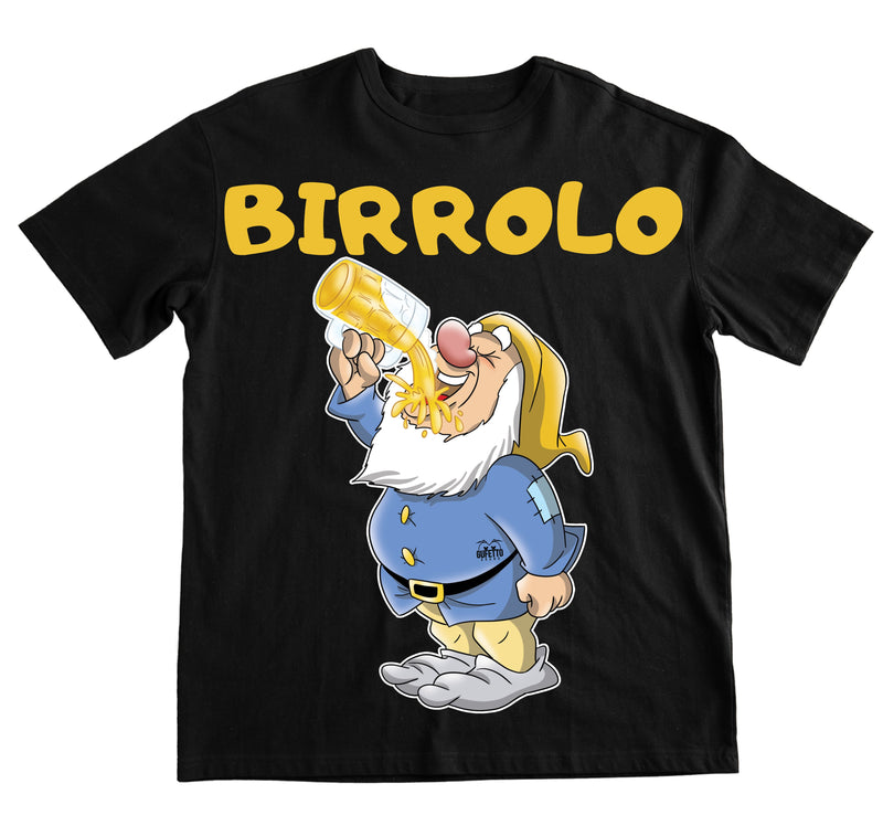 T-shirt nera Uomo Birrolo Outlet
