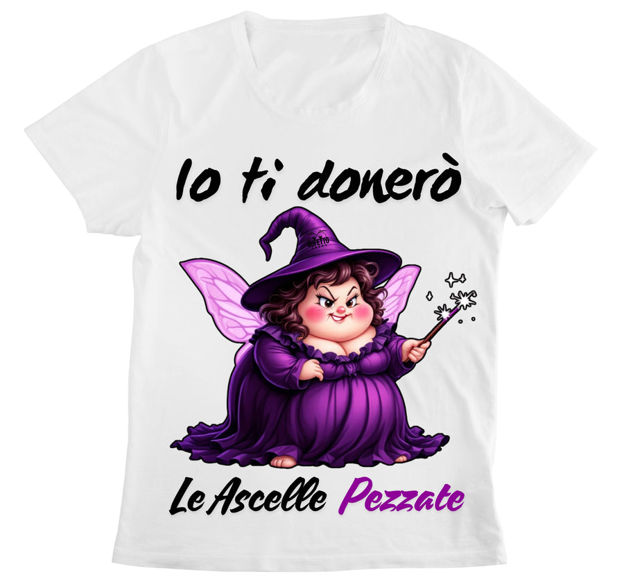 T-shirt Donna Le Fatine Ignoranti ASCELLE PEZZATE ( AP46098845 ) - Gufetto Brand 
