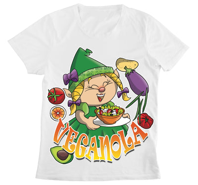 T-shirt Donna VEGANOLA ( VE290765398 ) - Gufetto Brand 