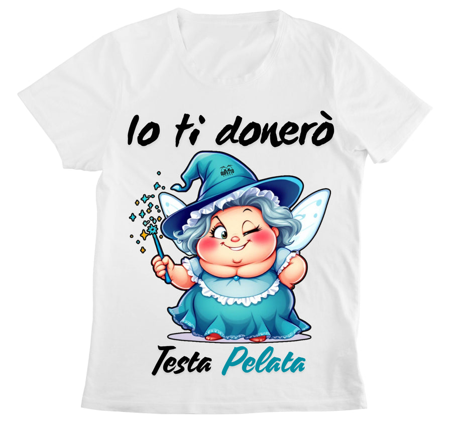 T-shirt Donna Le Fatine Ignoranti TESTA PELATA ( TP9082345 ) - Gufetto Brand 