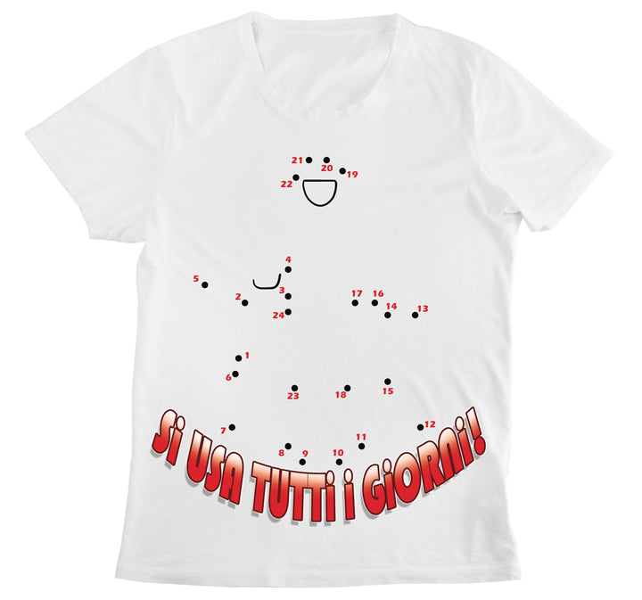 T-shirt Donna Unisci i Puntini  ( DITO MEDIO ) ( AR56091234 ) - Gufetto Brand 