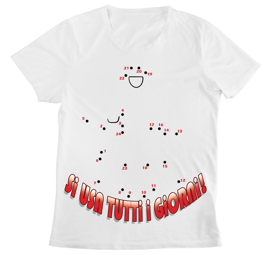 T-shirt Donna Unisci i Puntini  ( DITO MEDIO ) ( AR56091234 ) - Gufetto Brand 