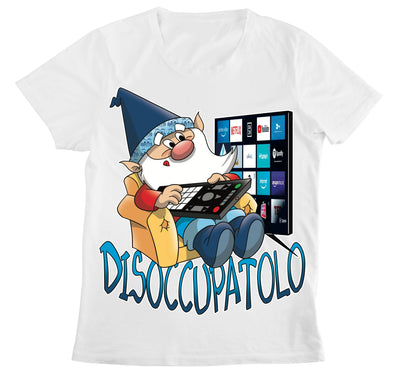 T-shirt Donna DISOCCUPATOLO ( DI1249087 ) - Gufetto Brand 