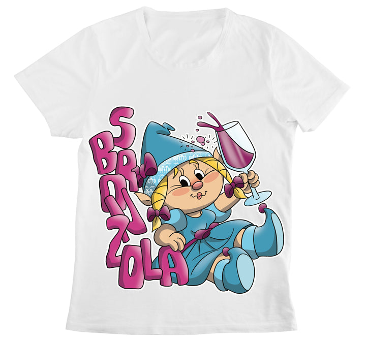 T-shirt Donna SBRONZOLA ( SB22209543 ) - Gufetto Brand 